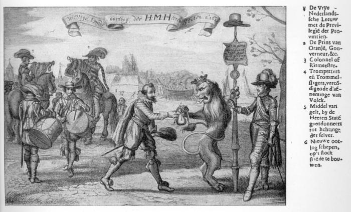 Adriaen  Valerius,  <em>Nederlandtsche gedenckclanck, kortelick openbarende de voornaemste  geschiedenissen van de Seventhien Nederlandsche provintien, t' sedert den  aenvang der inlandsche beroerten ende troubelen tot den Jare 1625</em>.  Verschenen te Haarlem in 1626, met octrooi van de Staten-Generaal d.d. 14 juli  1626.